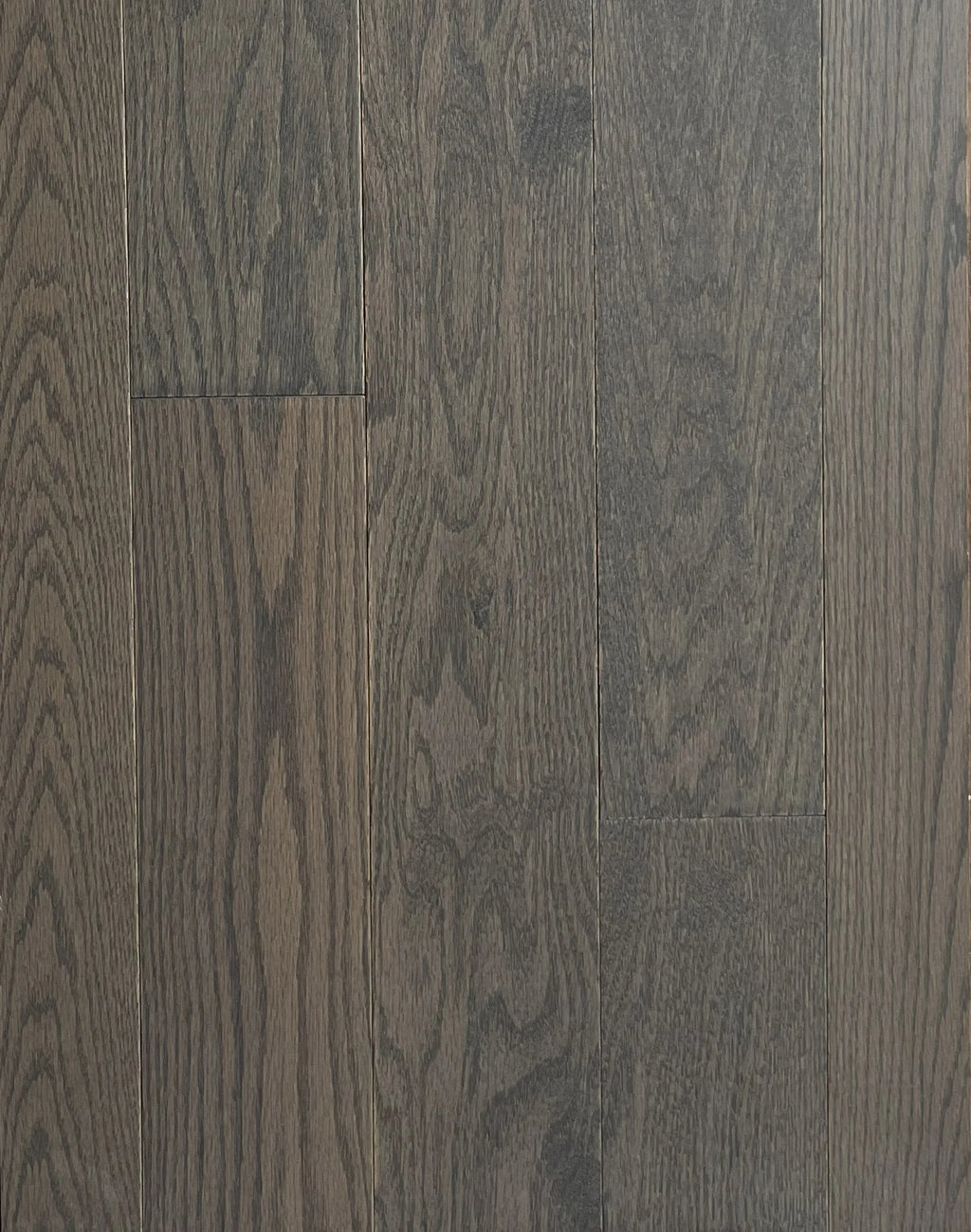 Slate Brown Solid Hardwood Flooring plank with cool brown smooth finish – TF Renovations Mississauga