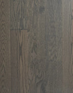 Slate Brown Solid Hardwood Flooring plank with cool brown smooth finish – TF Renovations Mississauga