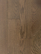 Urban Walnut Solid Hardwood Flooring plank with medium-dark brown smooth finish – TF Renovations Mississauga