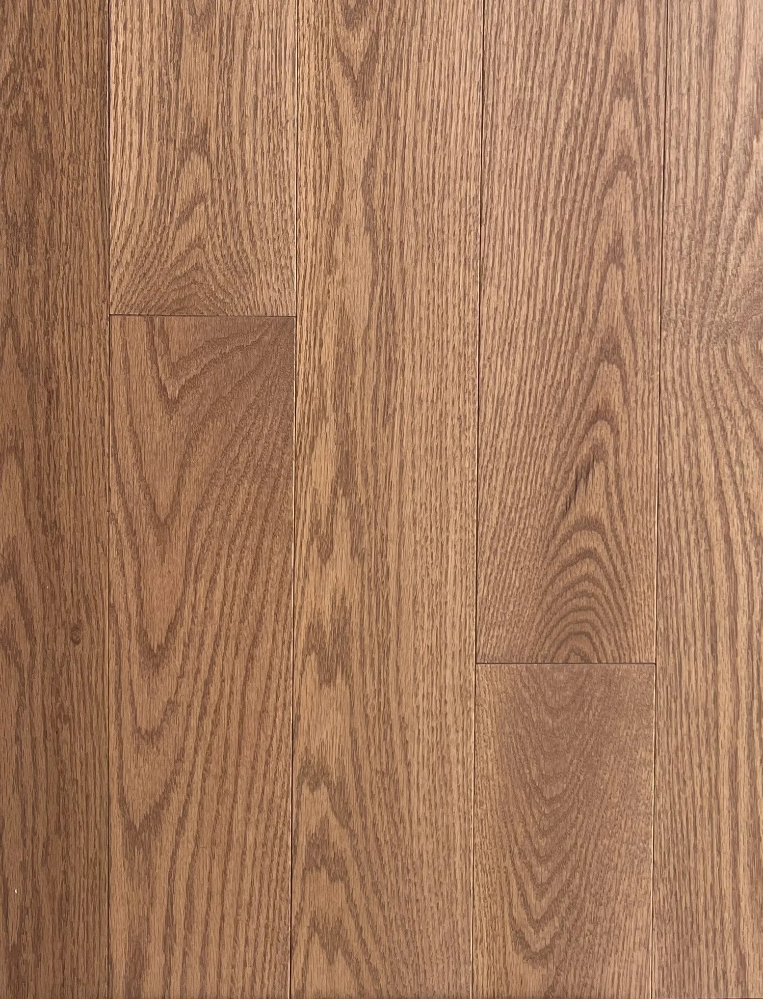 Warm Chestnut Solid Hardwood Flooring plank with rich medium-dark smooth finish – TF Renovations Mississauga