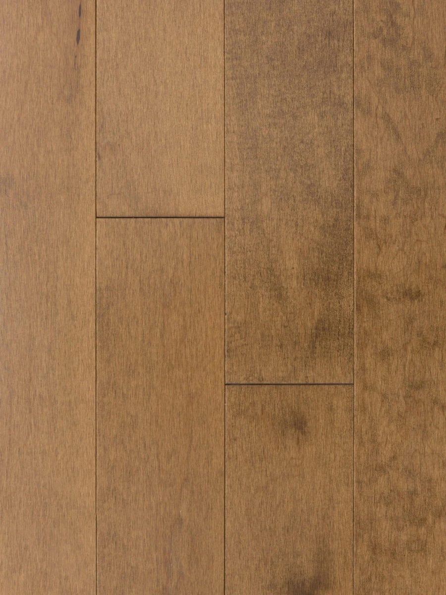 Warm Linen Oak Solid Hardwood Flooring plank with soft beige-brown smooth finish – TF Renovations Mississauga