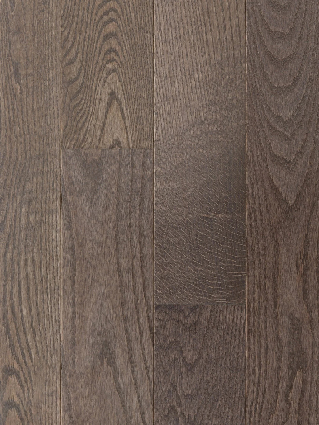 Weathered Oak Grey Solid Hardwood Flooring plank with cool grey-brown smooth finish – TF Renovations Mississauga