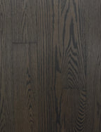 Midnight Oak Solid Hardwood Flooring plank with deep dark smooth finish – TF Renovations Mississauga