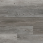 Matte embossed moody grey oak detail on Storm Grey Oak SPC click-lock plank for Waterloo homes
