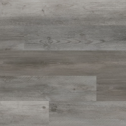 Matte embossed moody grey oak detail on Storm Grey Oak SPC click-lock plank for Waterloo homes