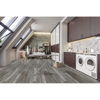 7x60 Storm Grey Oak SPC Vinyl Plank with realistic matte grey wood grain – TF Renovations Mississauga