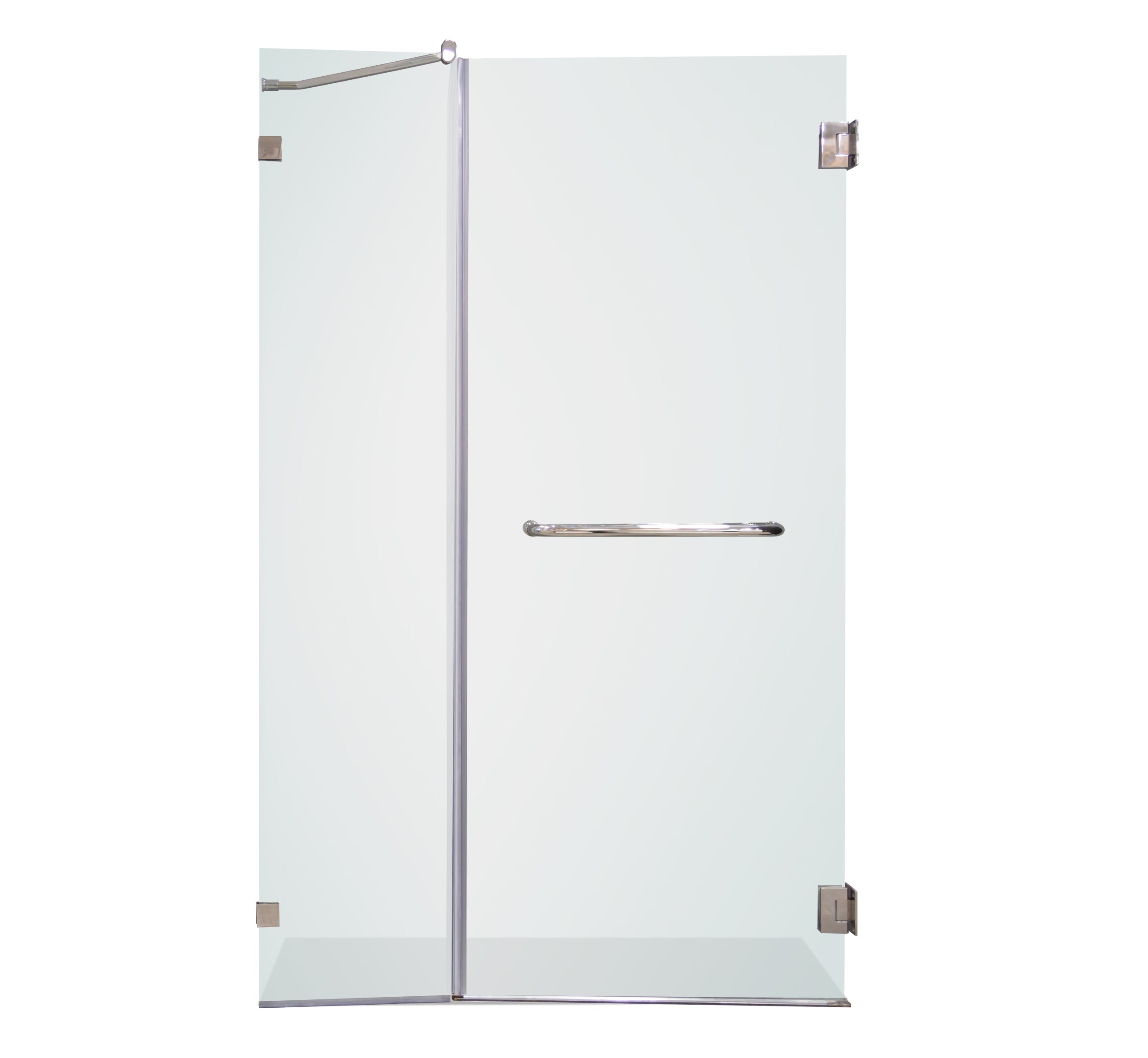 Shower Door Set 02 with Glass Pivot Door