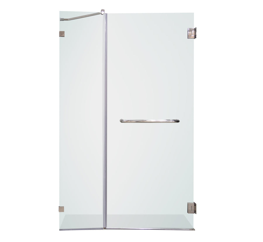 Shower Door Set 02 with Glass Pivot Door