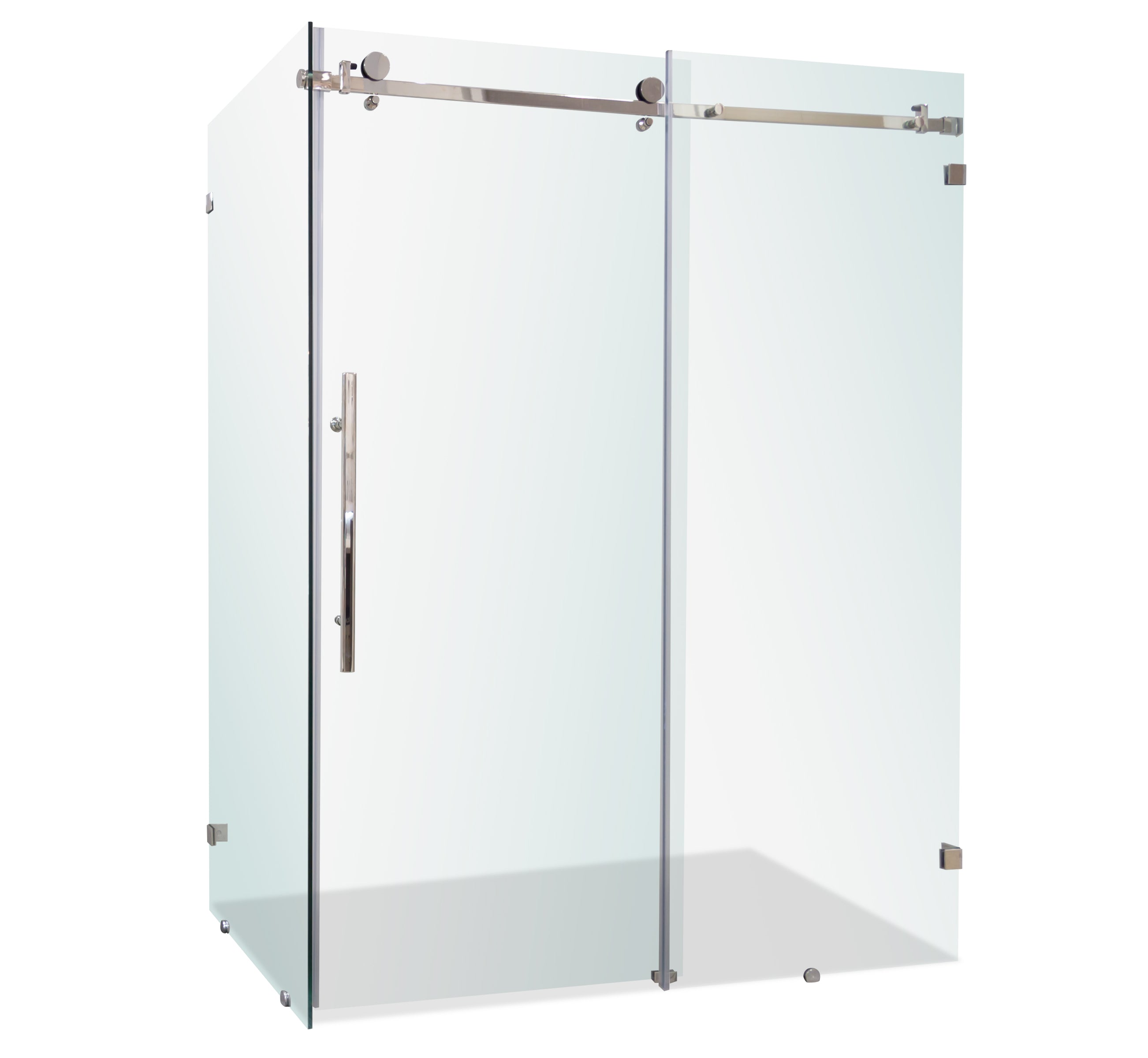 Square Hardware Sliding Shower Door System