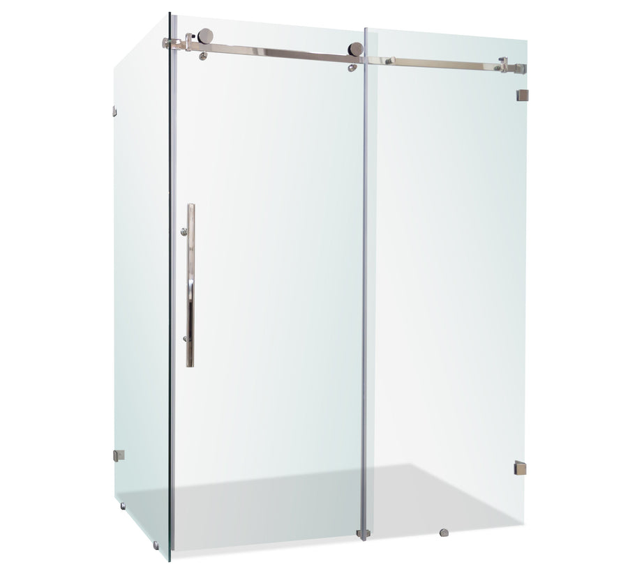Square Hardware Sliding Shower Door System