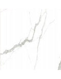 Large 24x24 Stellar White polished tile as open-concept kitchen floor in Oakville GTA renovation