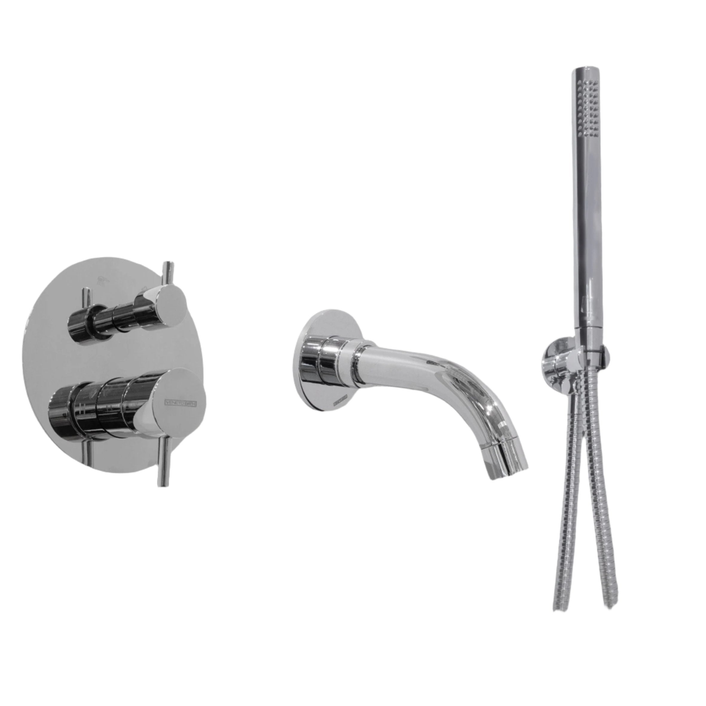 Wallmount Chrome Tub Filler