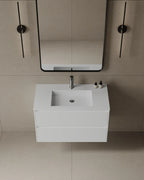 36-Inch Wall-Mounted Matte MDF Vanity ready for fast GTA delivery from TF Renovations warehouse