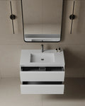 36-Inch Wall-Mounted Matte MDF Vanity - Free delivery