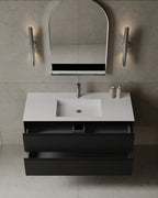 47-Inch Wall-Mounted Matte MDF Vanity ready for fast GTA delivery from TF Renovations warehouse