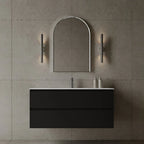 47-Inch Wall-Mounted Matte MDF Vanity - Free delivery