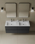 55-Inch Wall-Mounted Matte MDF Vanity ready for fast GTA delivery from TF Renovations warehouse