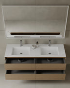 59-Inch Wall-Mounted Bathroom Vanity ready for fast GTA delivery from TF Renovations warehouse