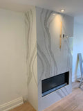 Calacatta Fusion quartz countertop installed kitchen - TF Renovations Mississauga