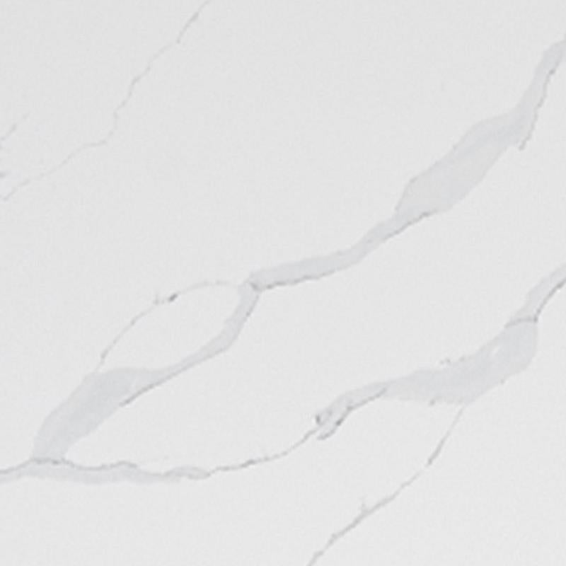 Calacatta Ice quartz countertop detail - TF Renovations Mississauga