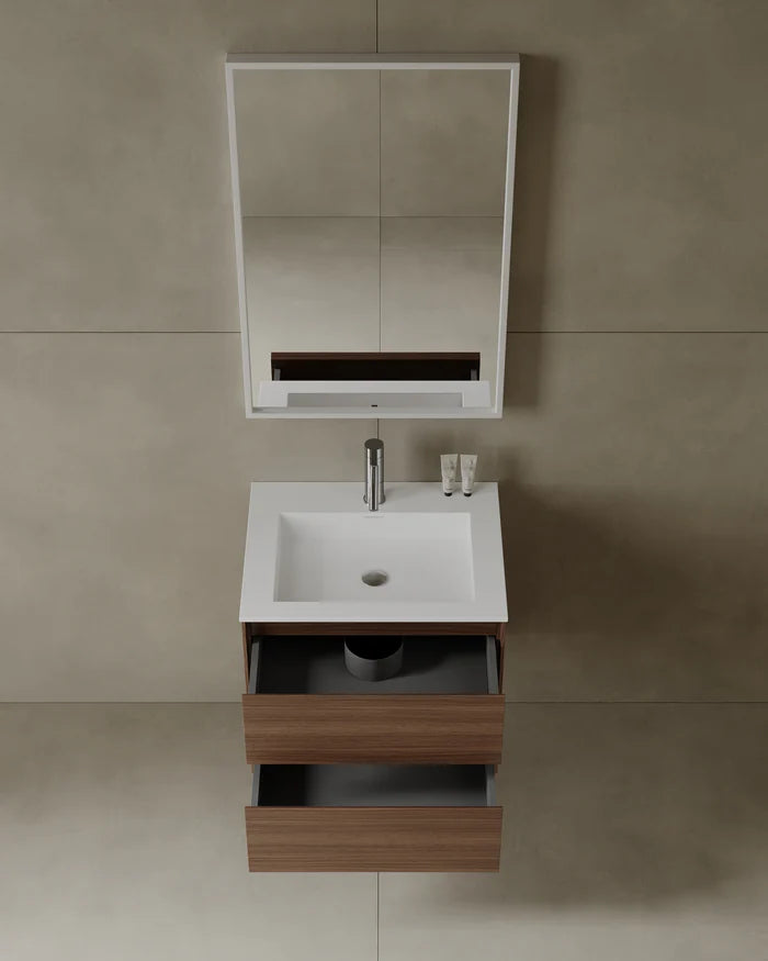 24-inch wall-mounted bathroom vanity