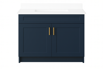 30-Inch Shaker Freestanding Bathroom Vanity with double doors, countertop and splash set – TF Renovations Mississauga