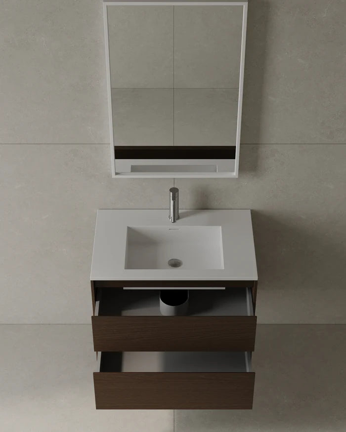30-Inch Wall-Mounted Bathroom Vanity - free delivery
