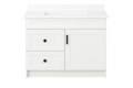 30-Inch Shaker Freestanding Bathroom Vanity right door left drawers with countertop and splash set – TF Renovations Mississauga