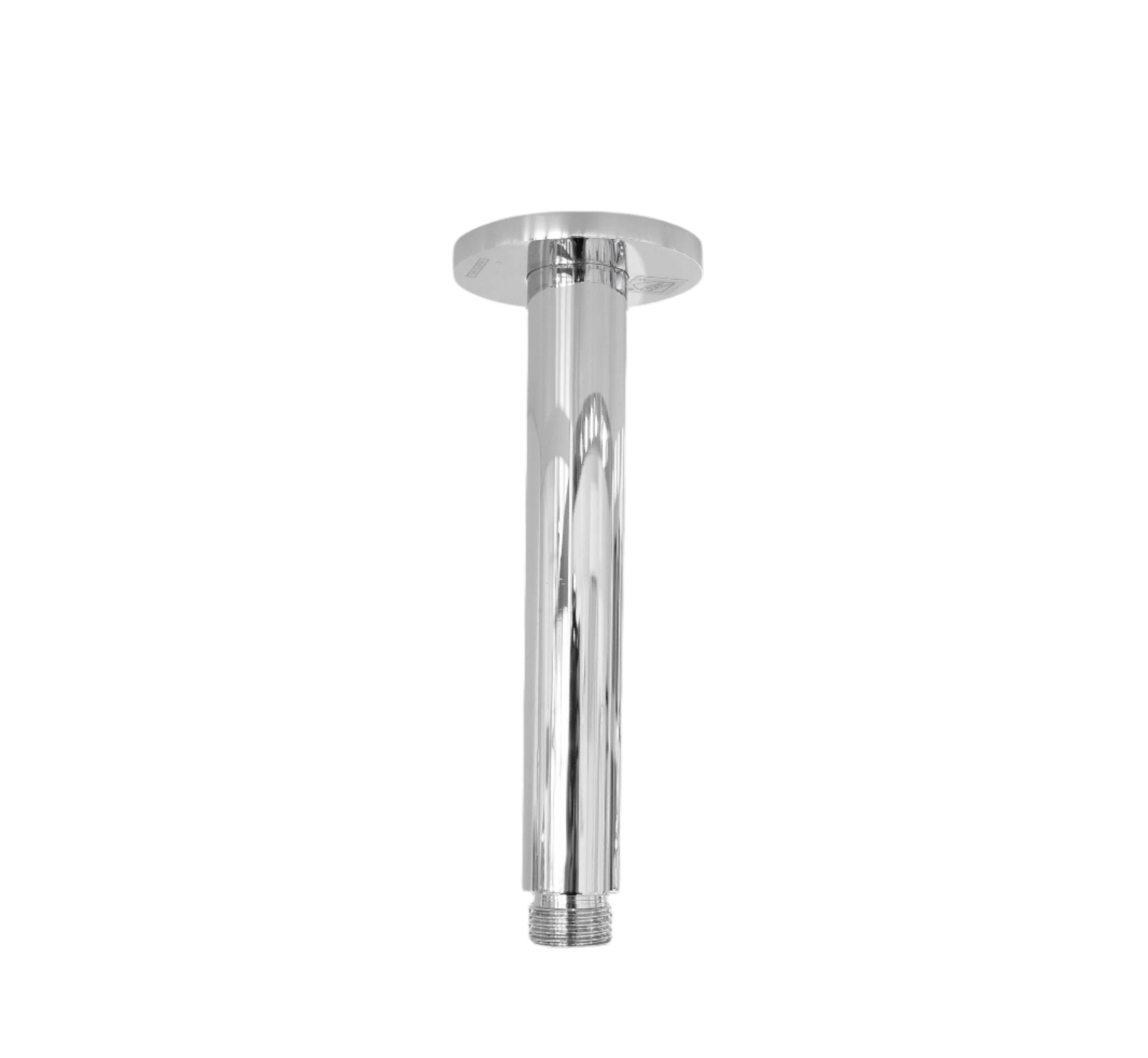 Solid Brass 6" Ceiling Arm Round
