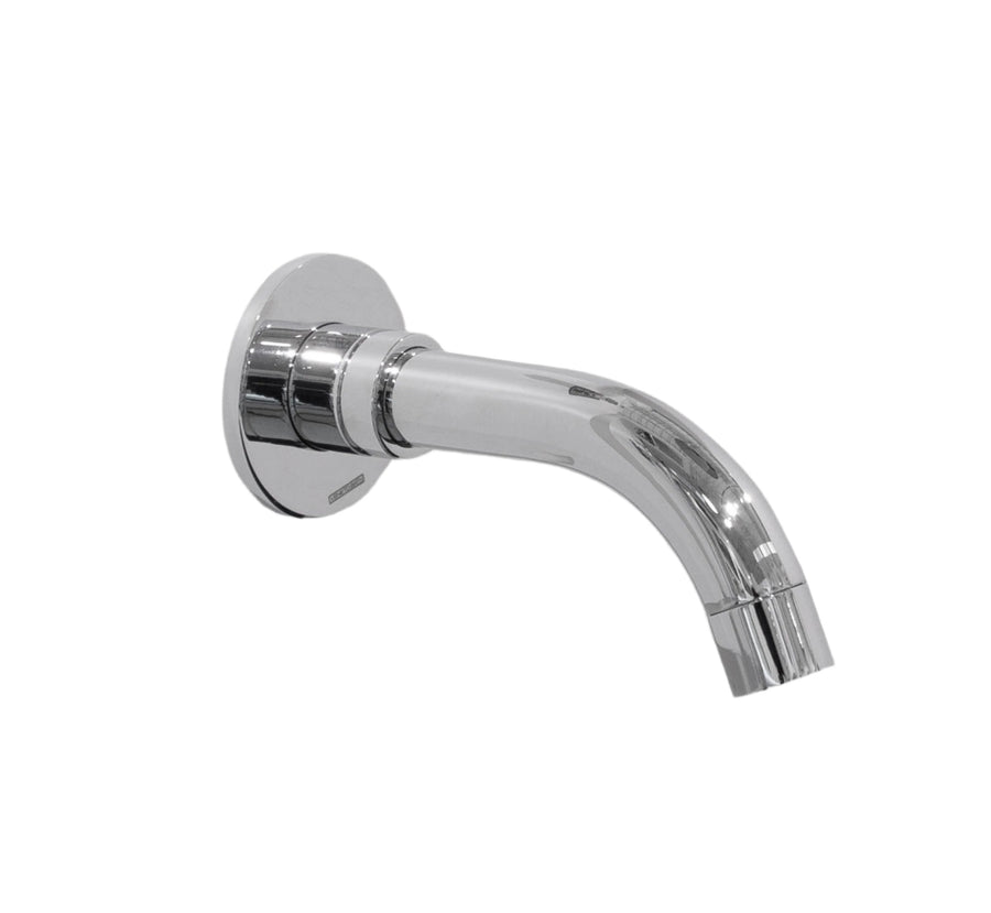 6" Solid Brass Tub Spout Round