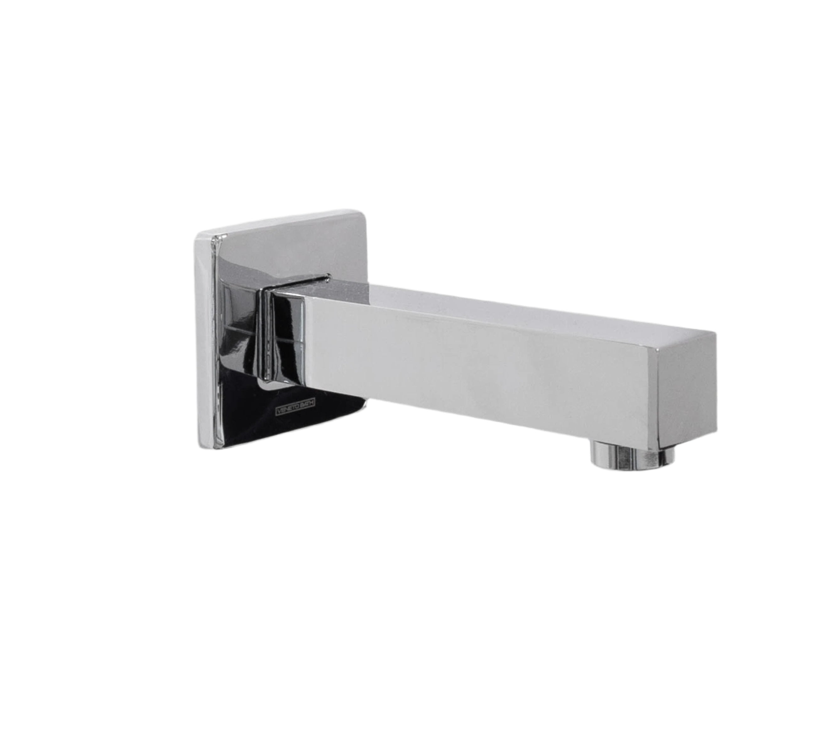 6" Solid Brass Tub Spout Square