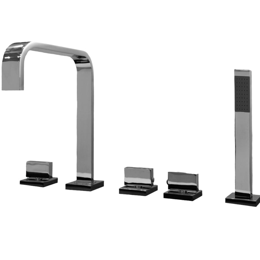 Slim Edge Deck Mount Bathtub Faucet