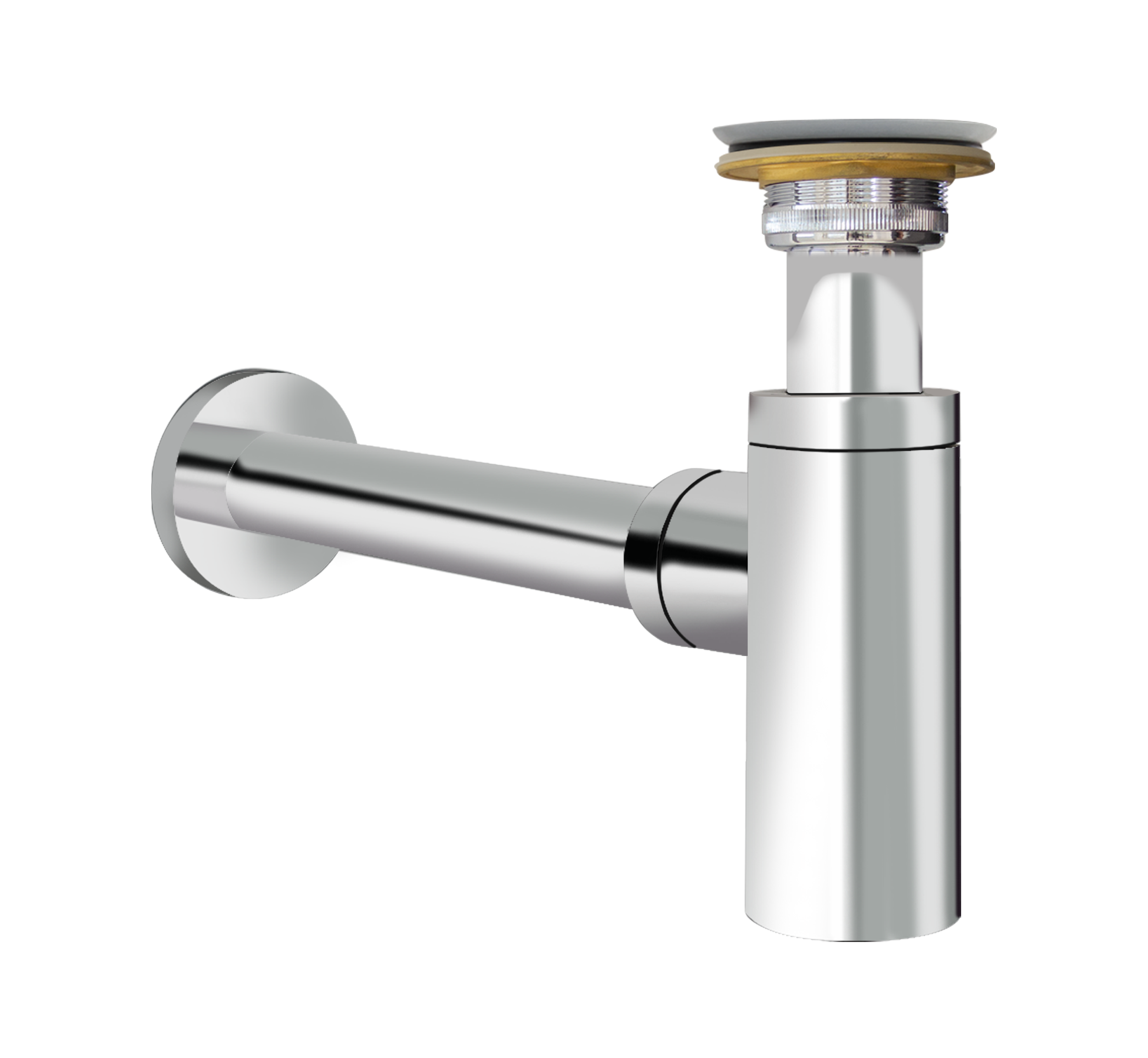 Round Contemporary Bottle Trap