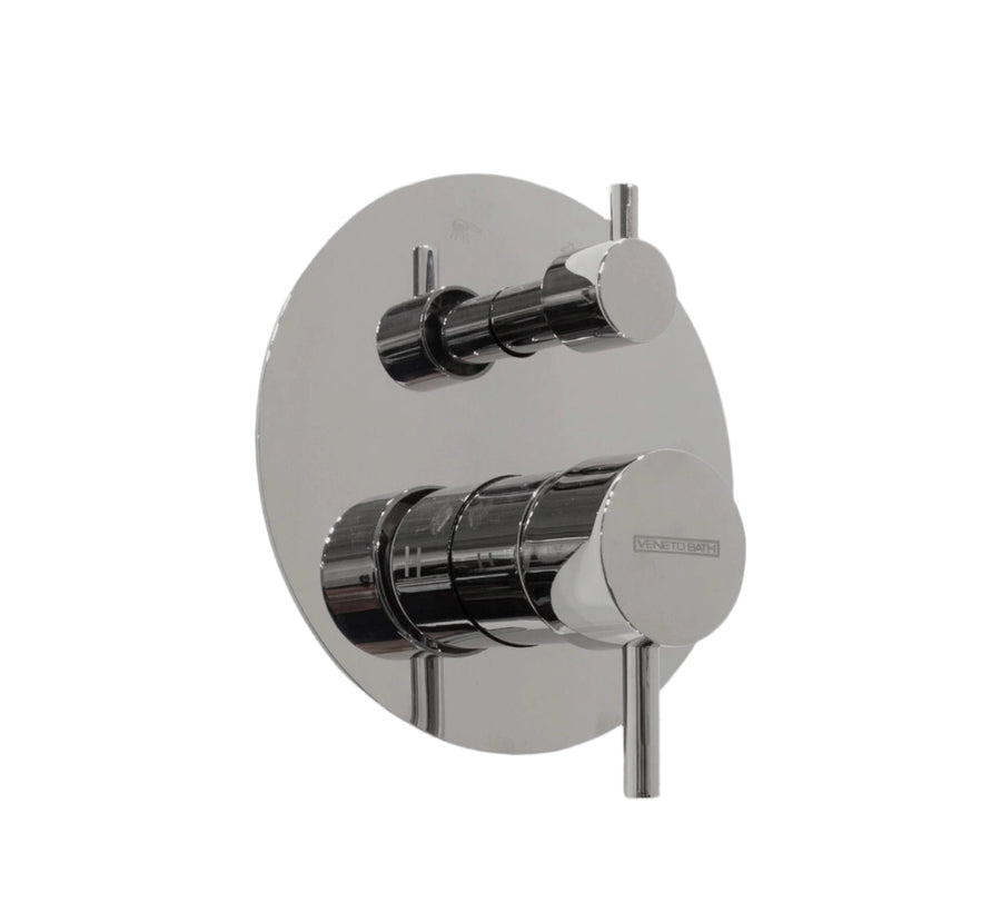 2-Way Pressure Balance Round Mixer Chrome
