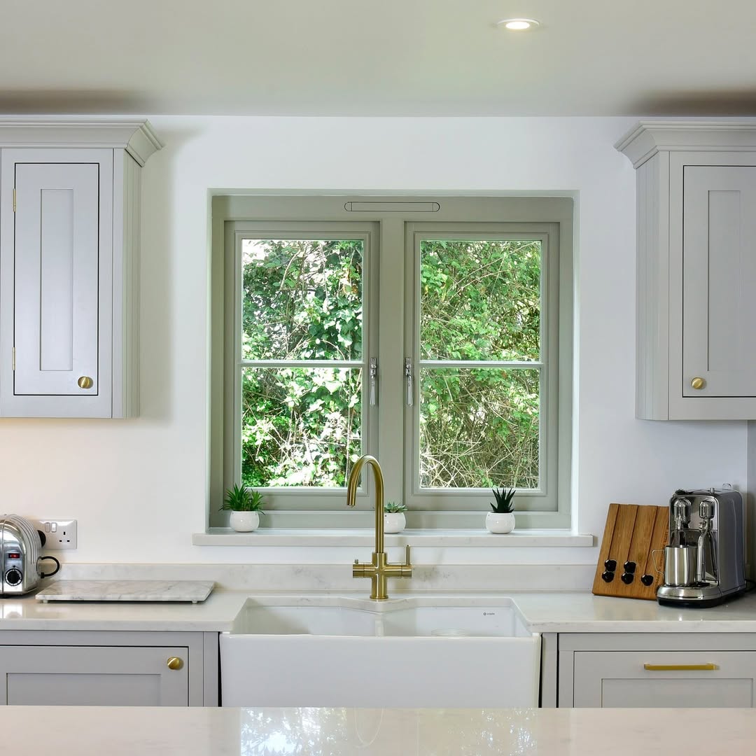 Window Trim Installed with Precise Cuts and Smooth, Seamless Alignment