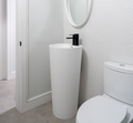 18" Freestanding Round Solid Surface I-Stone Basin