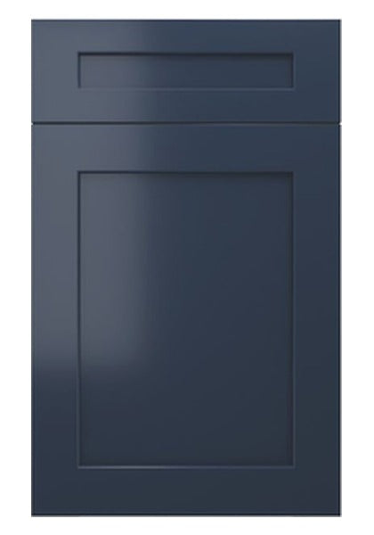 Blue Single Shaker cabinet door (BSS)