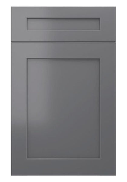 Gray Single Shaker cabinet door (GSS)