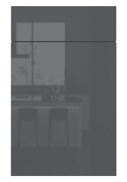 Glossy Gray cabinet door (PGG)