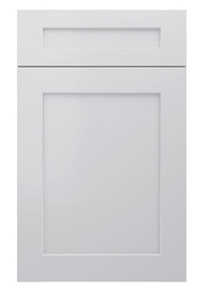 White Single Shaker cabinet door (WSS)