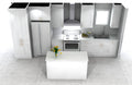 Kitchen design featuring wall cabinets