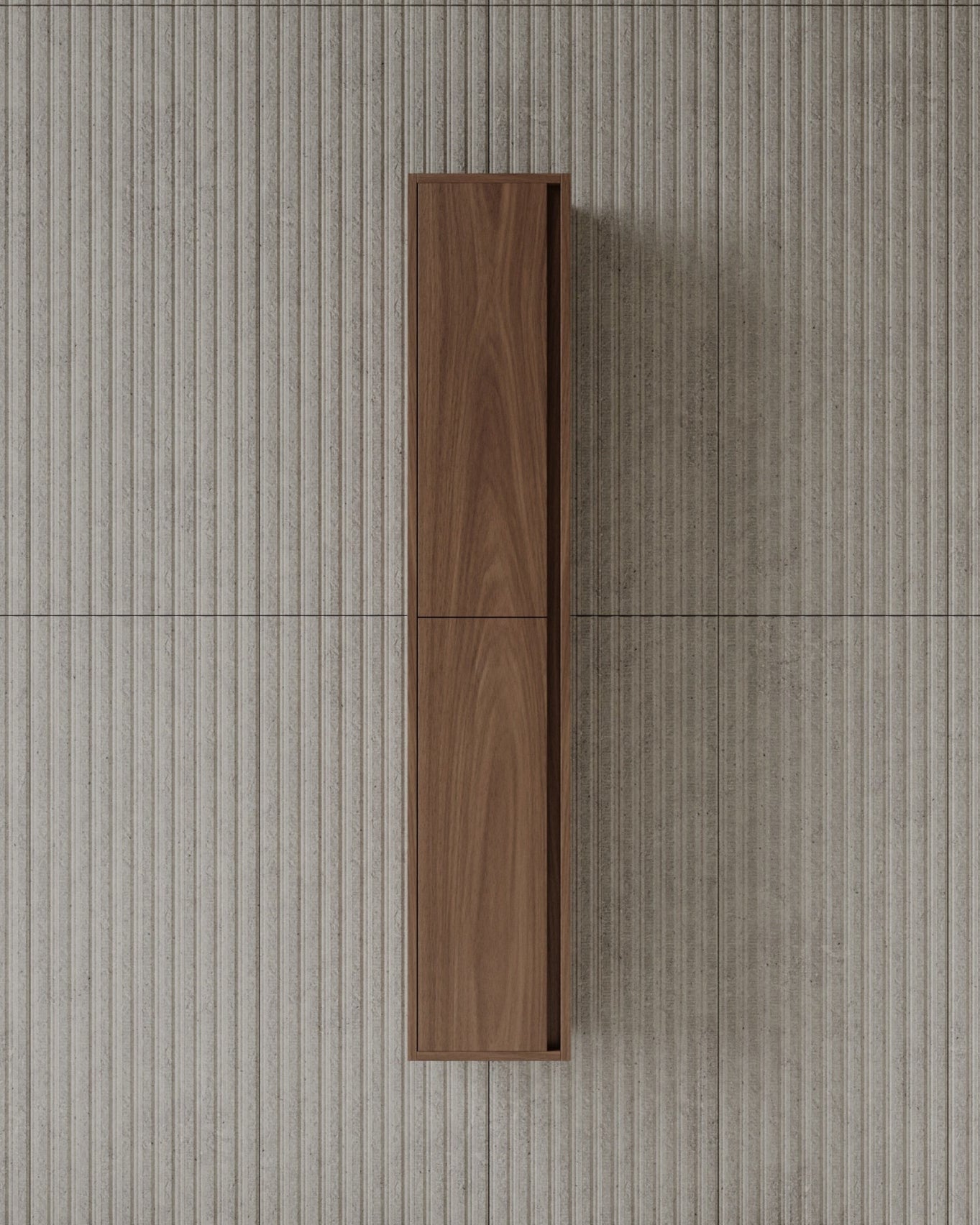 63" Two Door Wood Veneer Cabinet