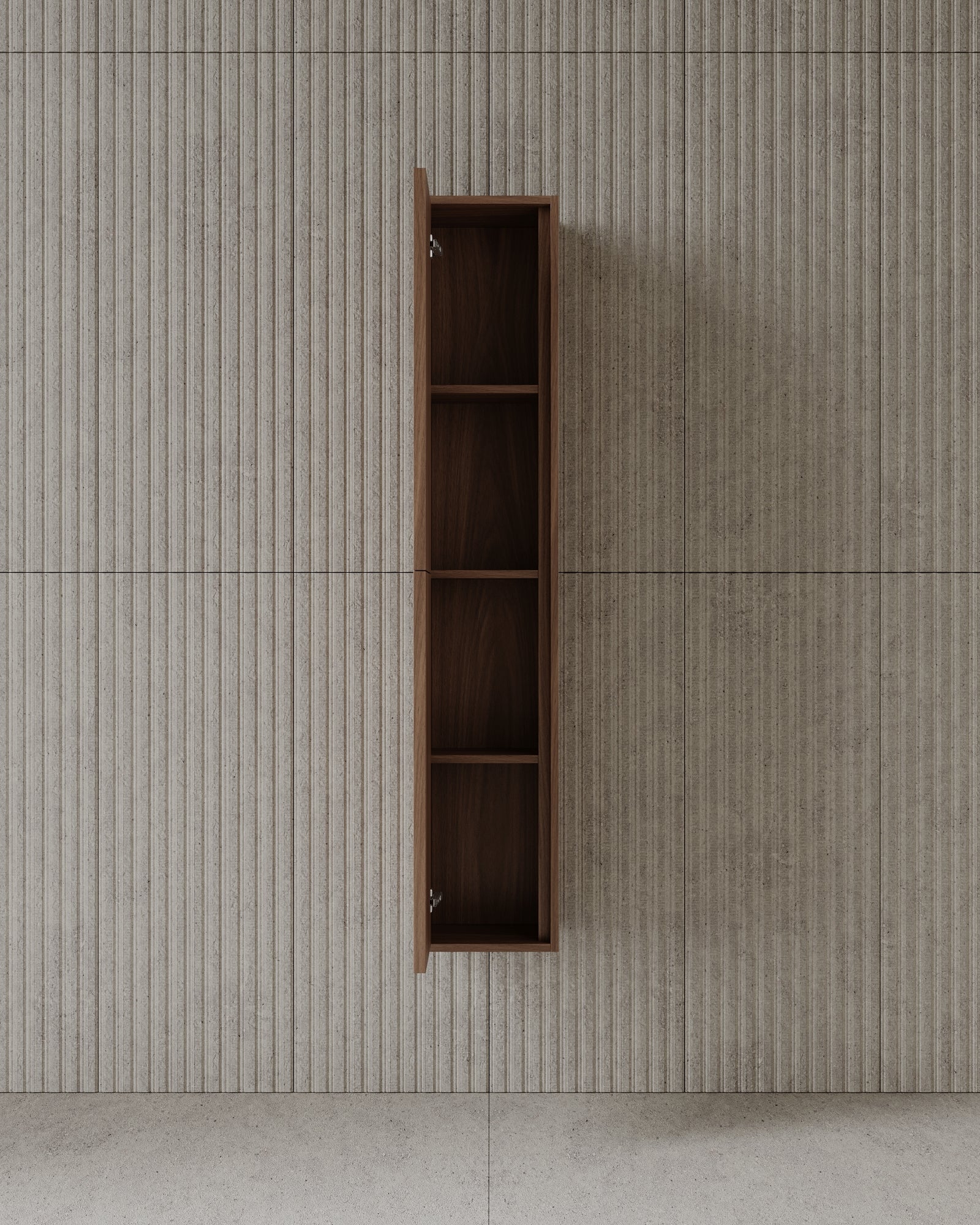 63" Two Door Wood Veneer Cabinet